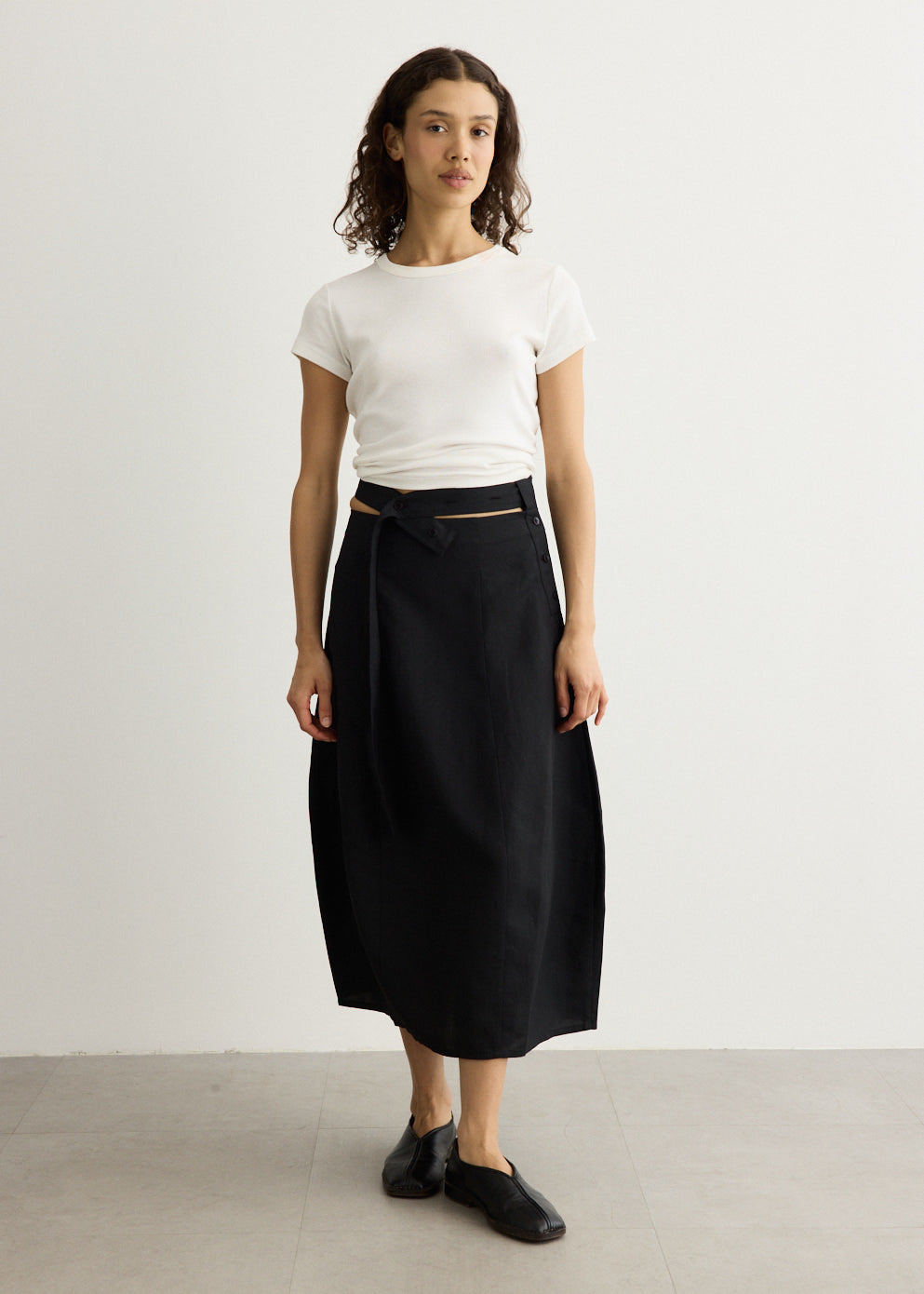 Belt Wrap Skirt