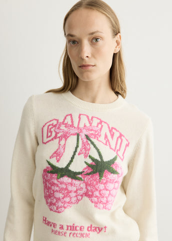 Graphic Wool Sweater