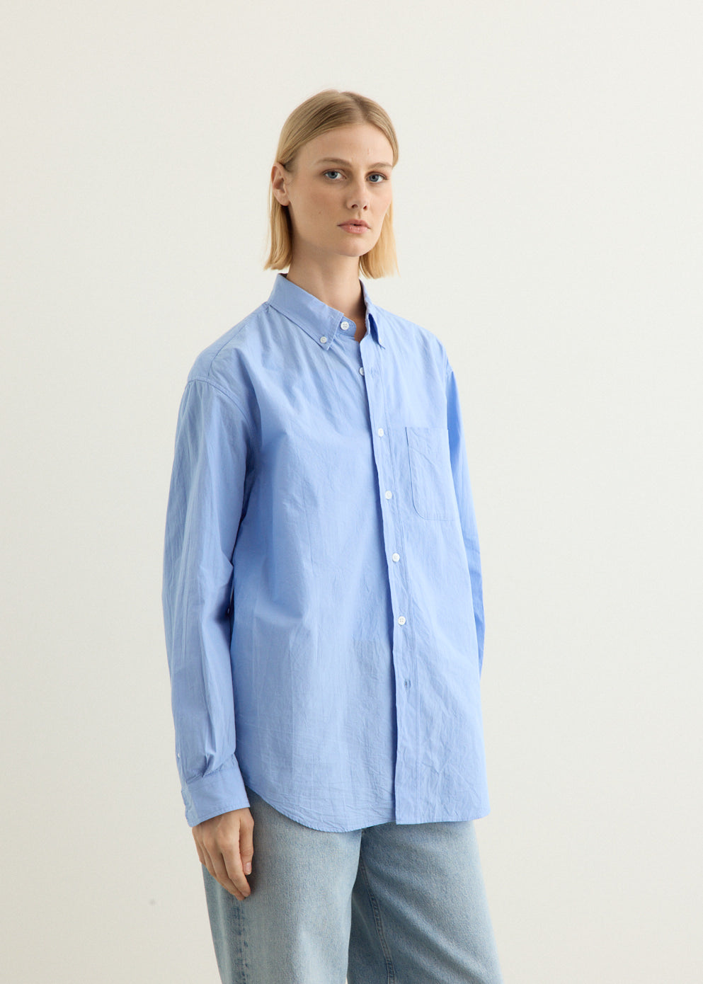 Relaxed Poplin Shirt