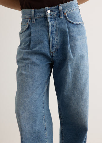Franka Pleat Baggy Jeans