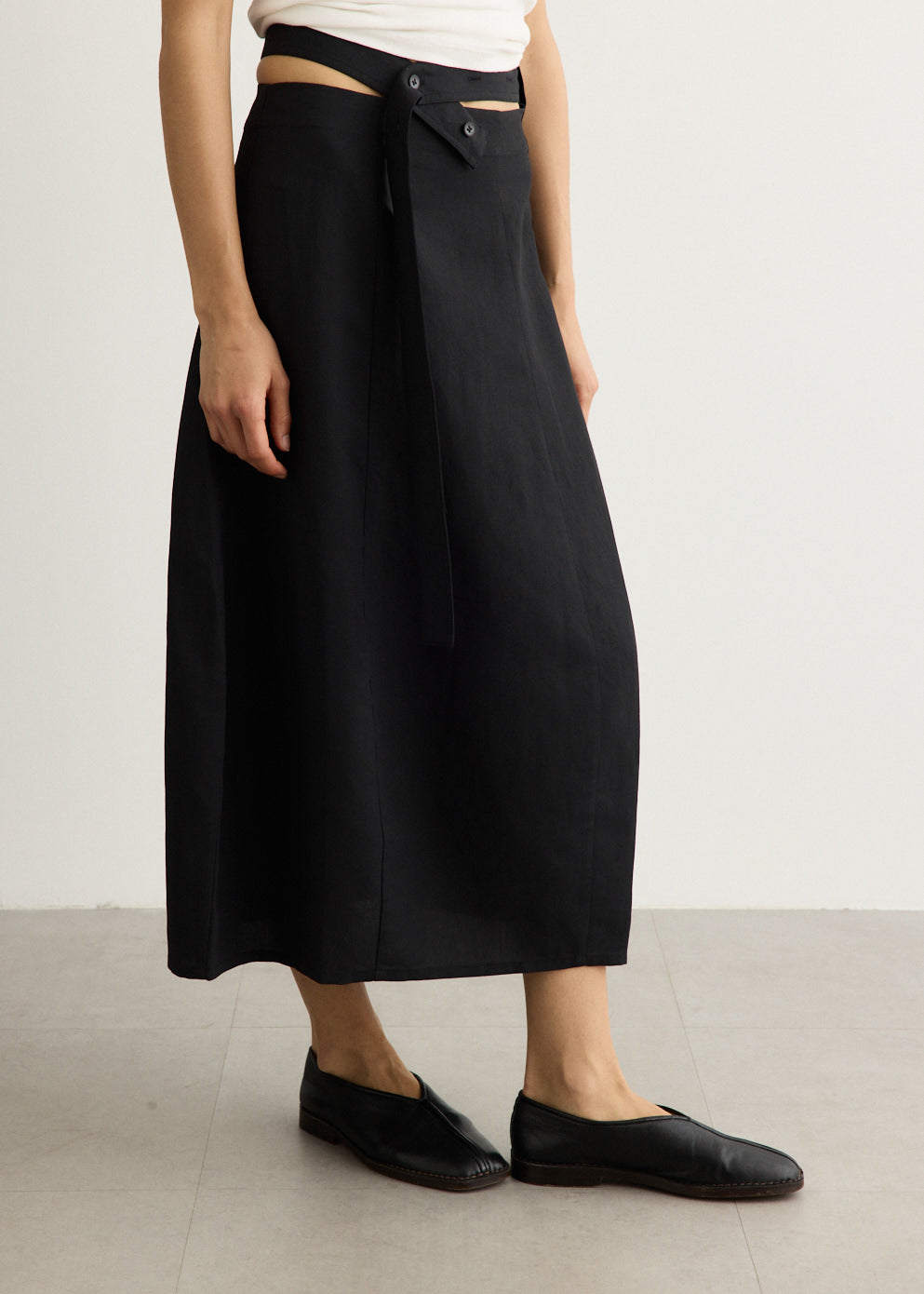 Belt Wrap Skirt
