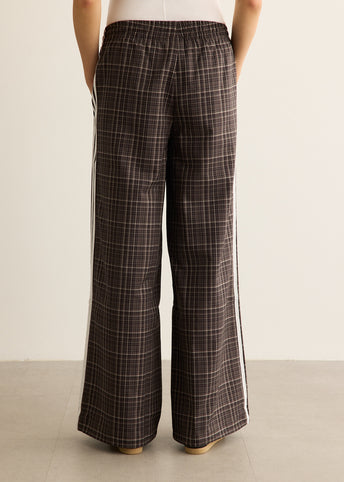 Check Track Pants