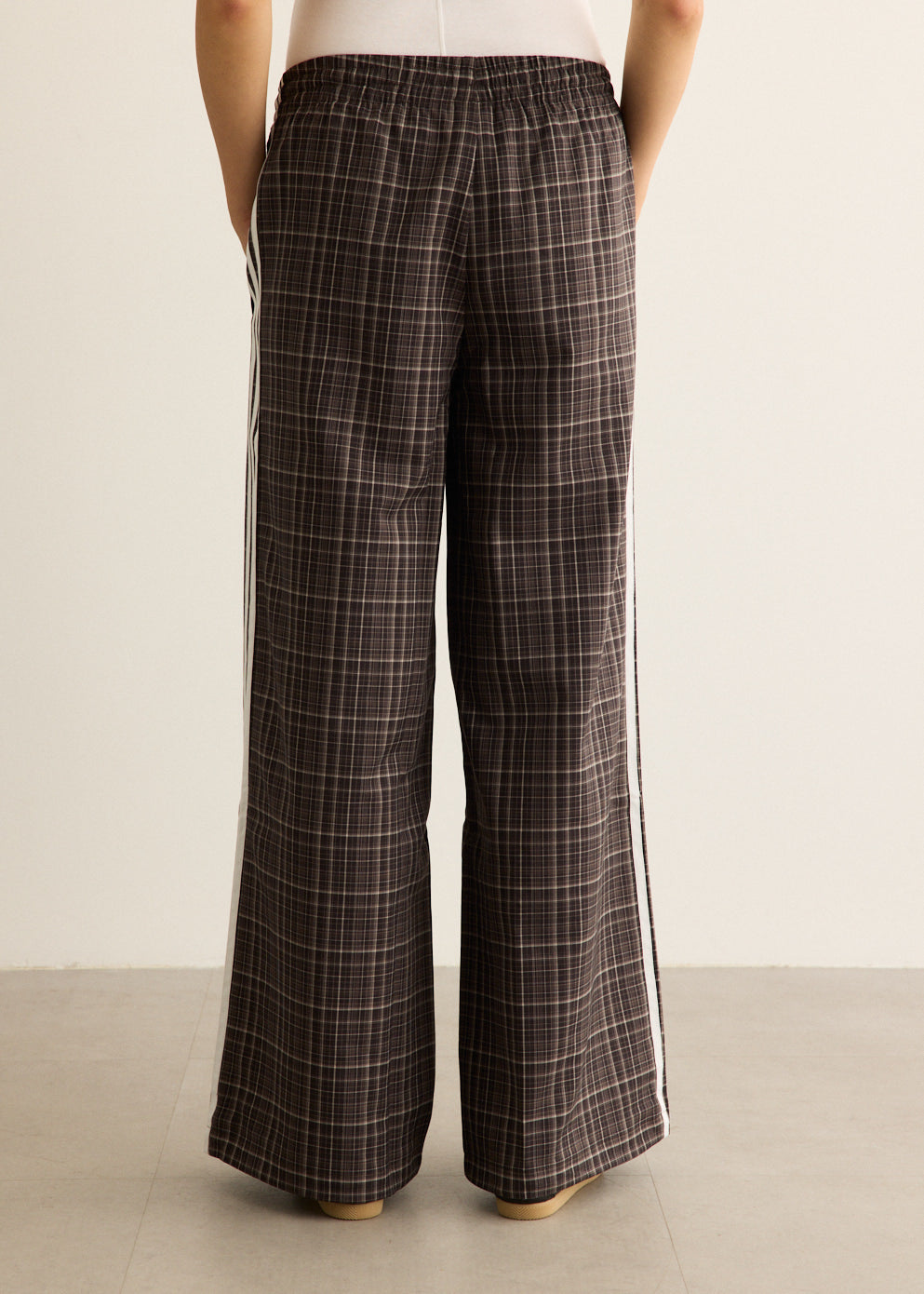 Check Track Pants