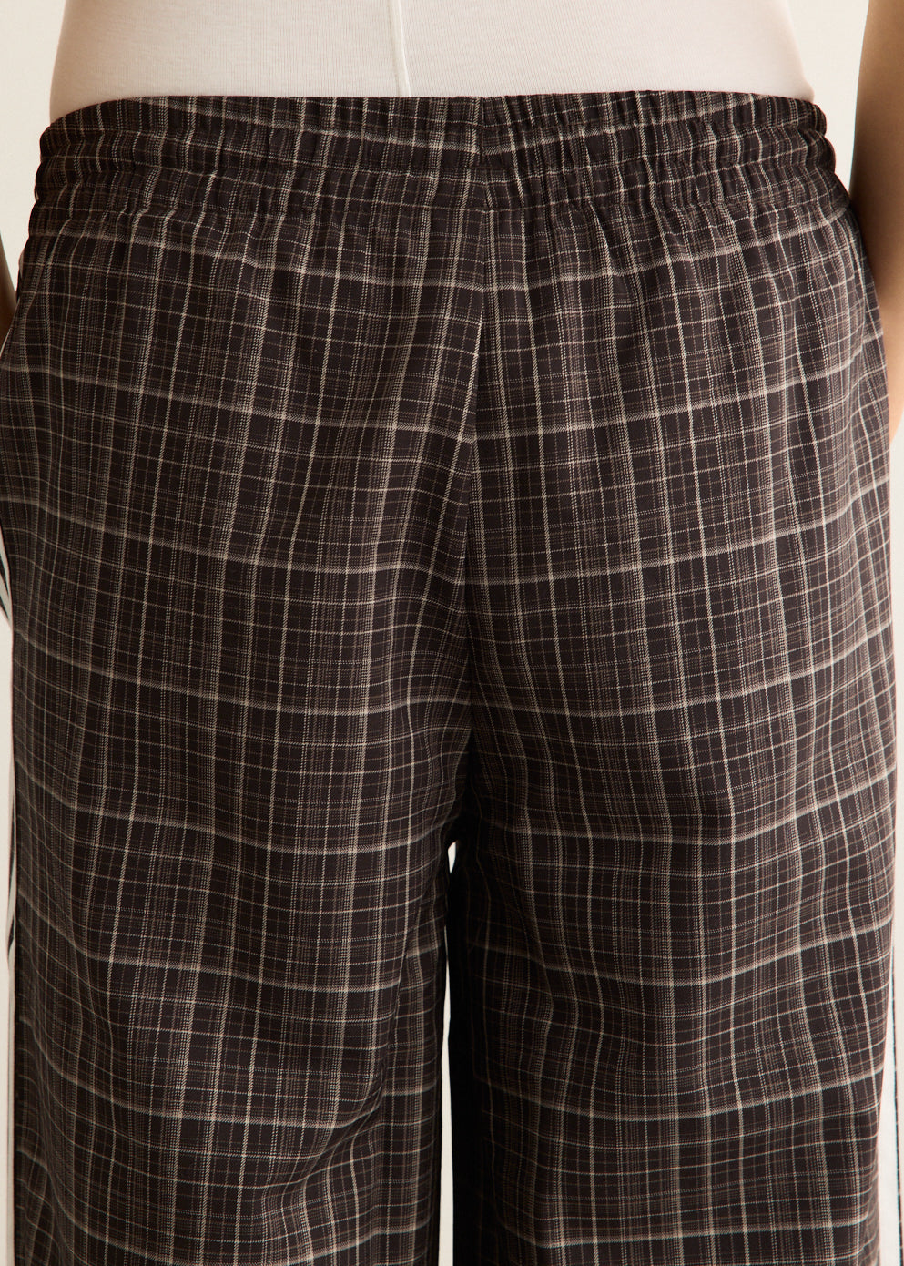 Check Track Pants