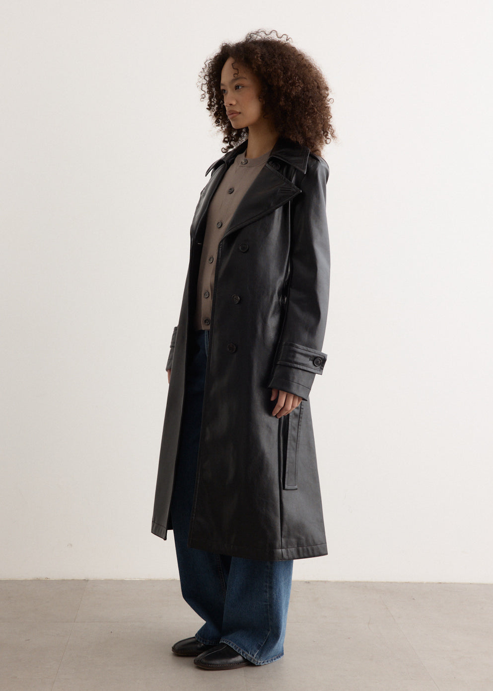 Oliv Vintage Faux Leather Jacket