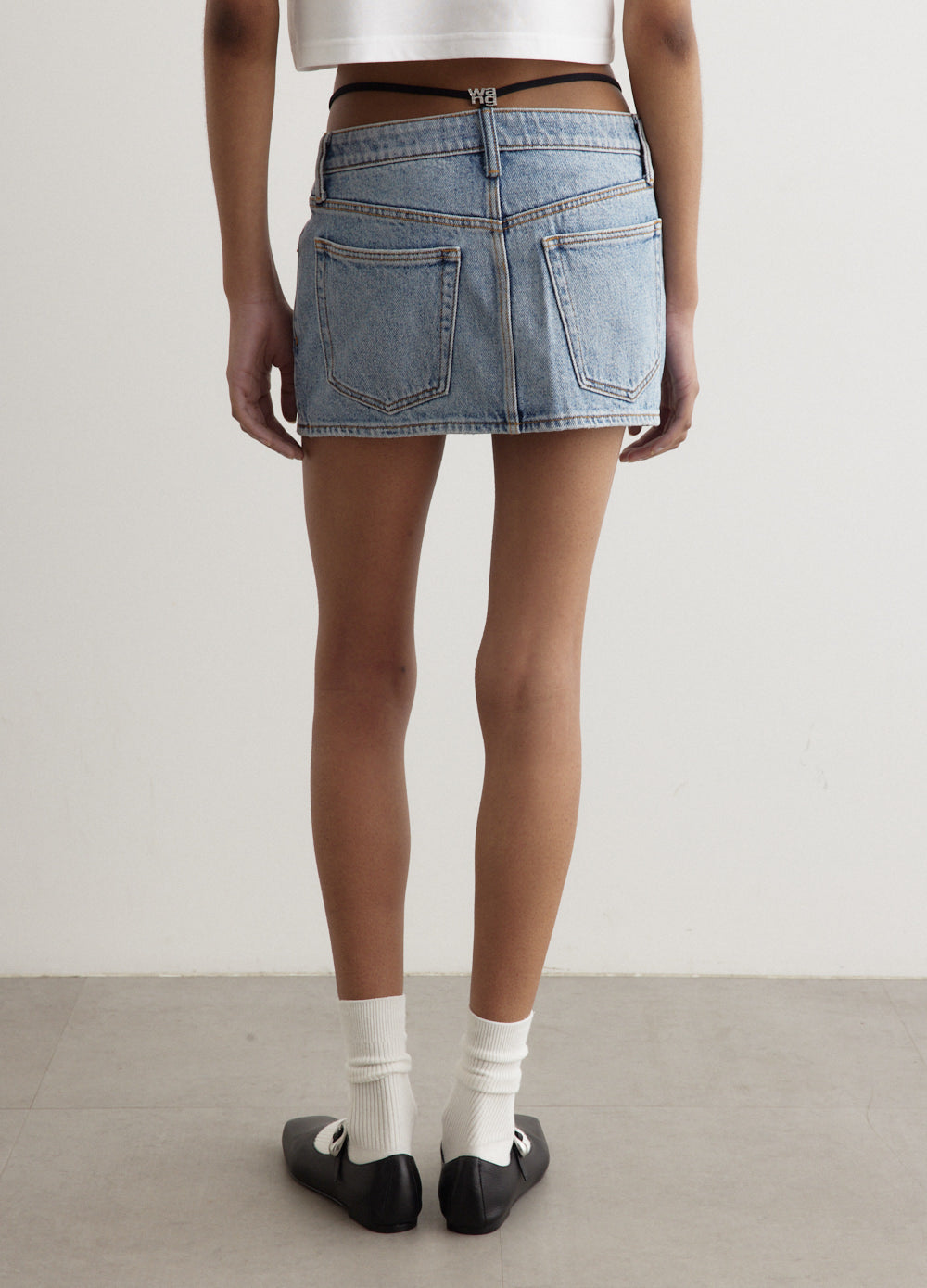 Diamante Charm Mini Skirt