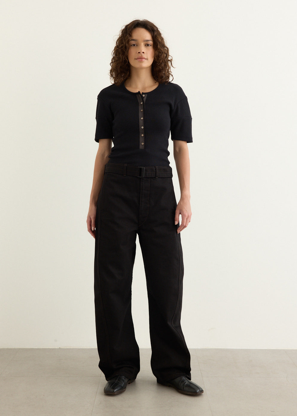 Fitted Henley Top