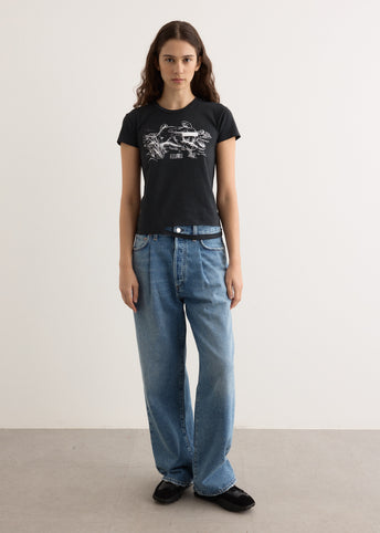 Rabbit Print T-Shirt