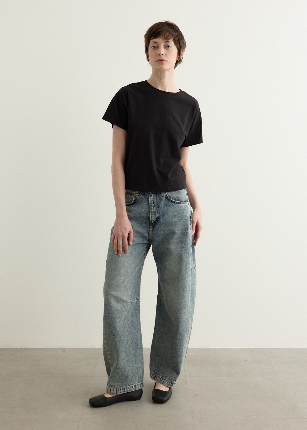 Charlie High-Rise Barrel Jeans