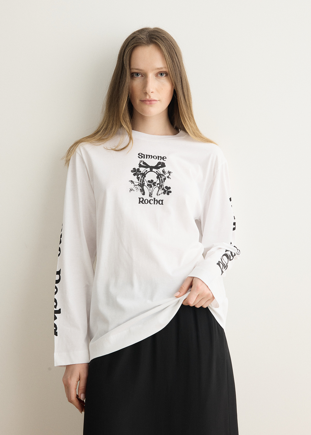 Coming Up Roses Print Long Sleeve T-Shirt