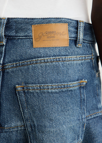 Heavy Denim Mini Skirt