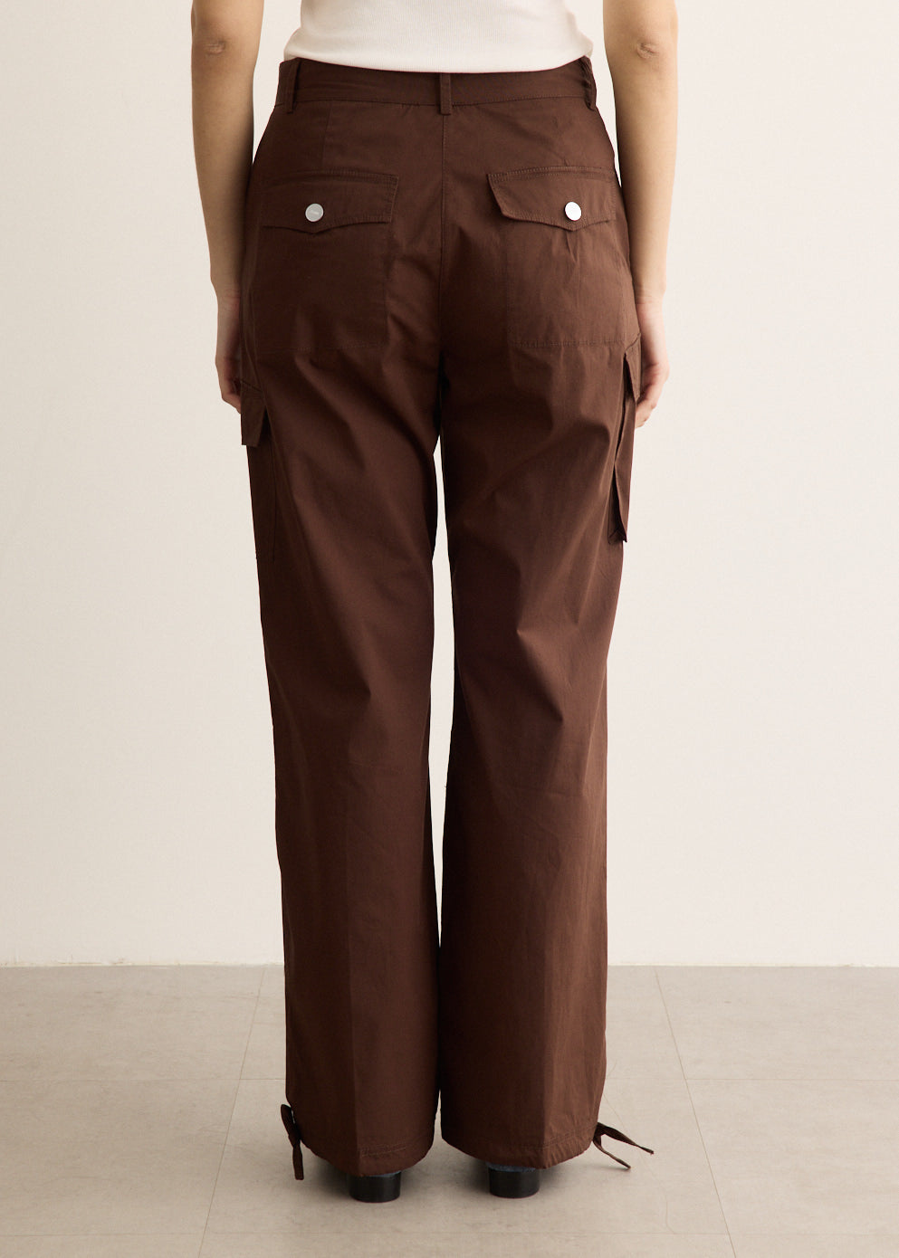 Stretch Cotton Pocket Cargo Pants