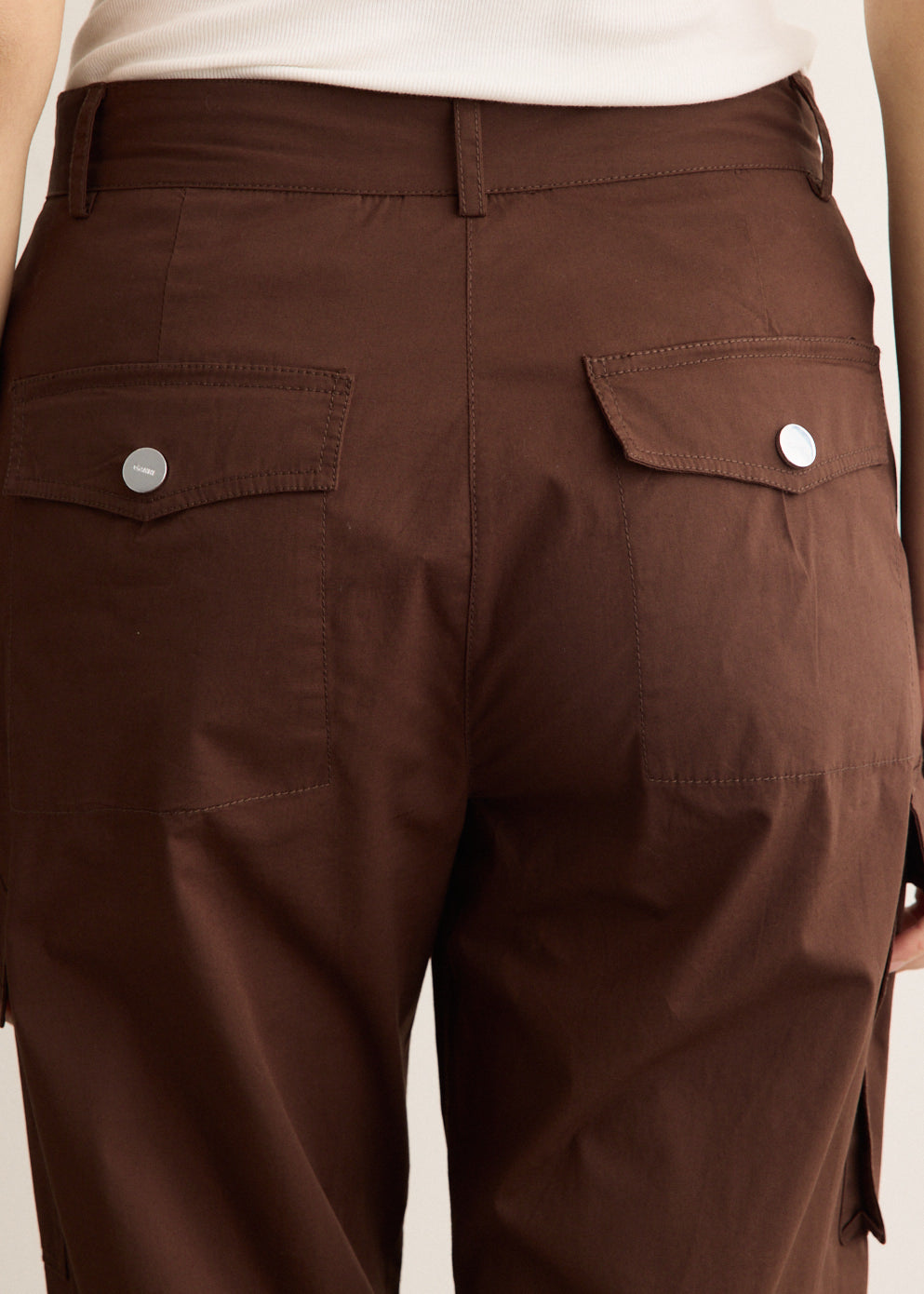 Stretch Cotton Pocket Cargo Pants