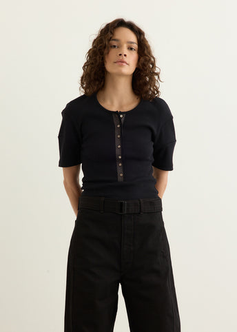 Fitted Henley Top