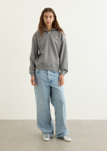 Baby Fox Half Zipped Sweatshirt