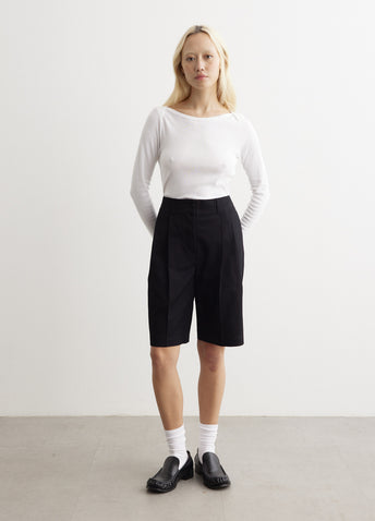 Relaxed Twill Shorts