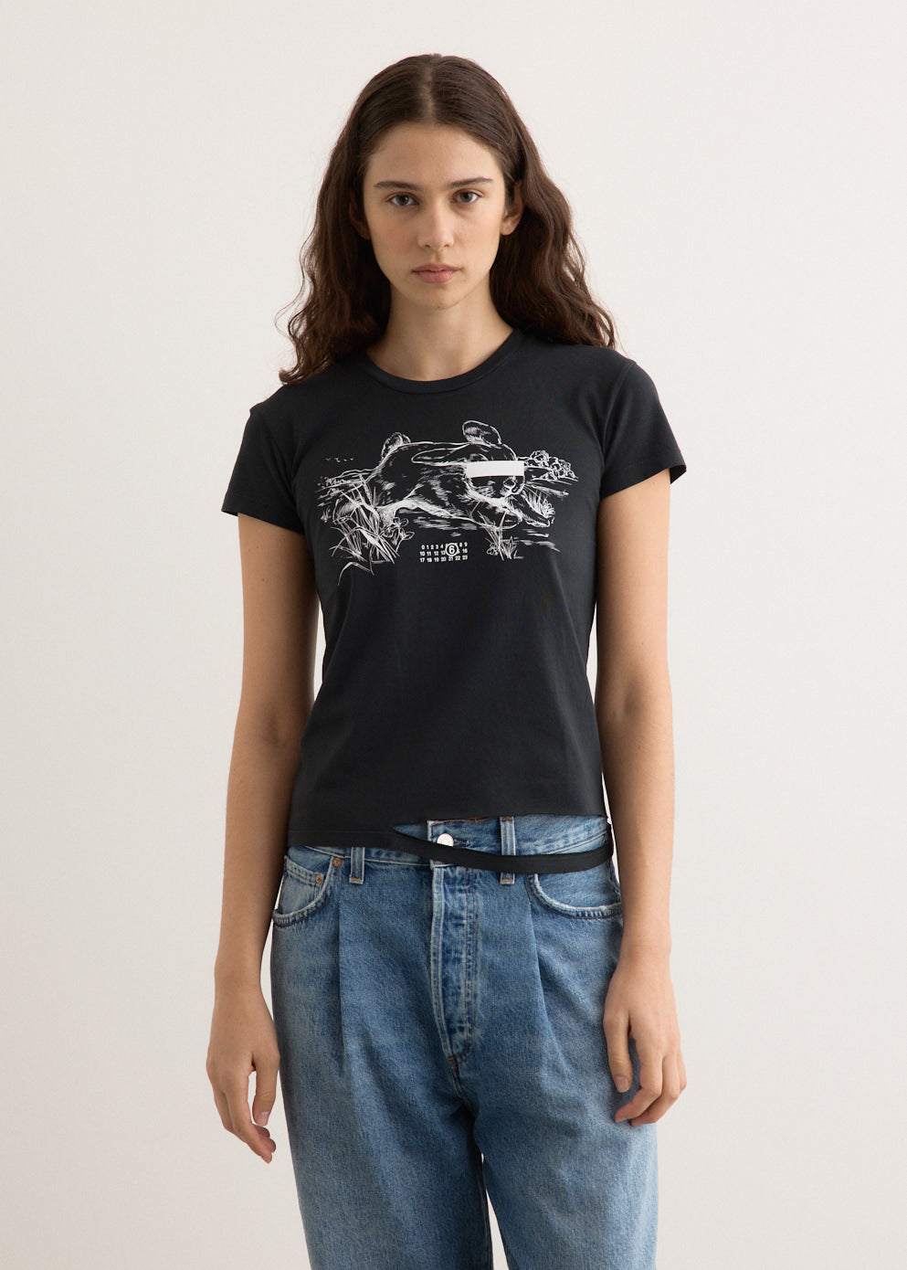 Rabbit Print T-Shirt