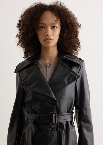 Oliv Vintage Faux Leather Jacket