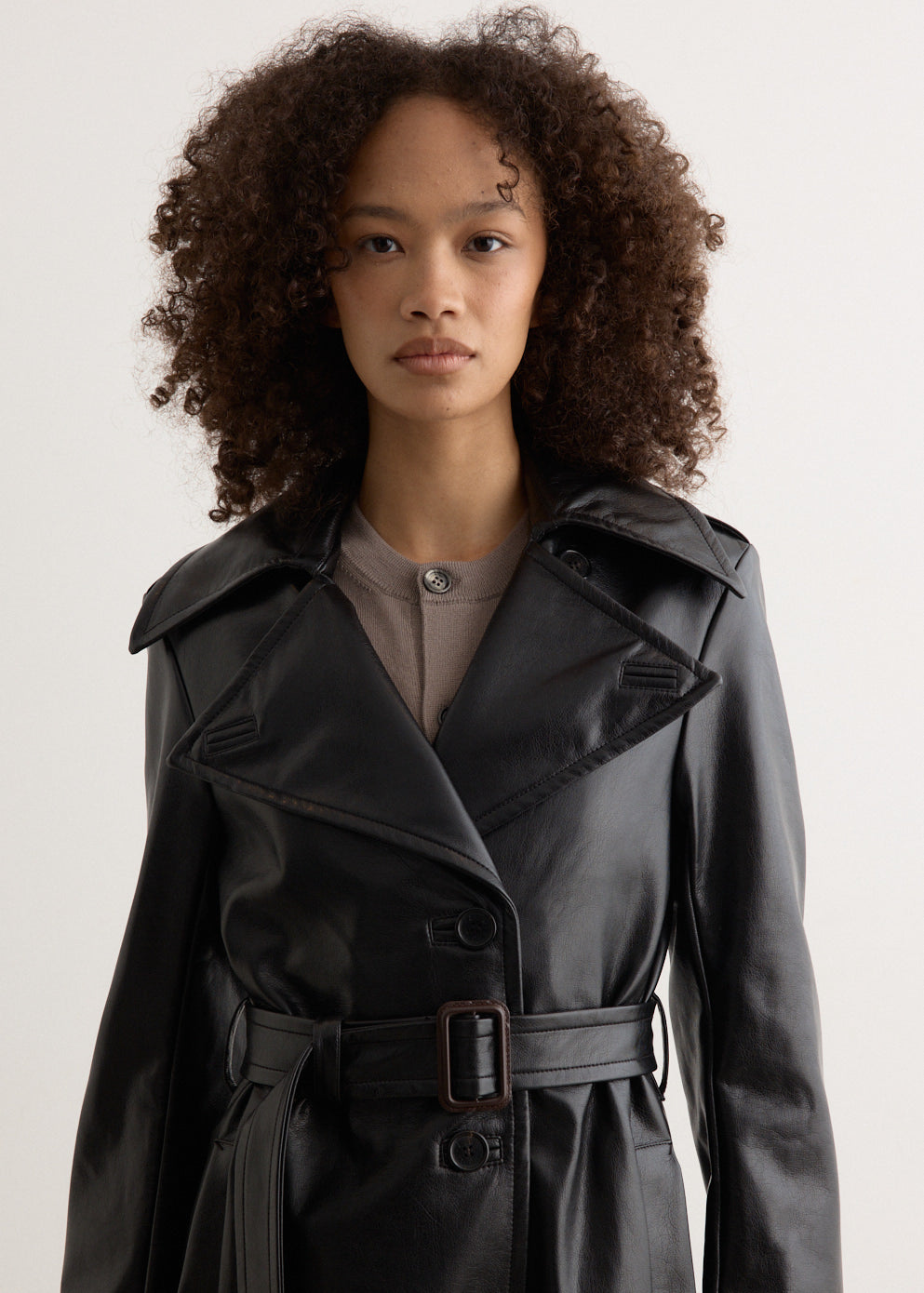 Oliv Vintage Faux Leather Jacket