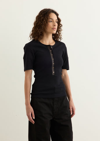 Fitted Henley Top