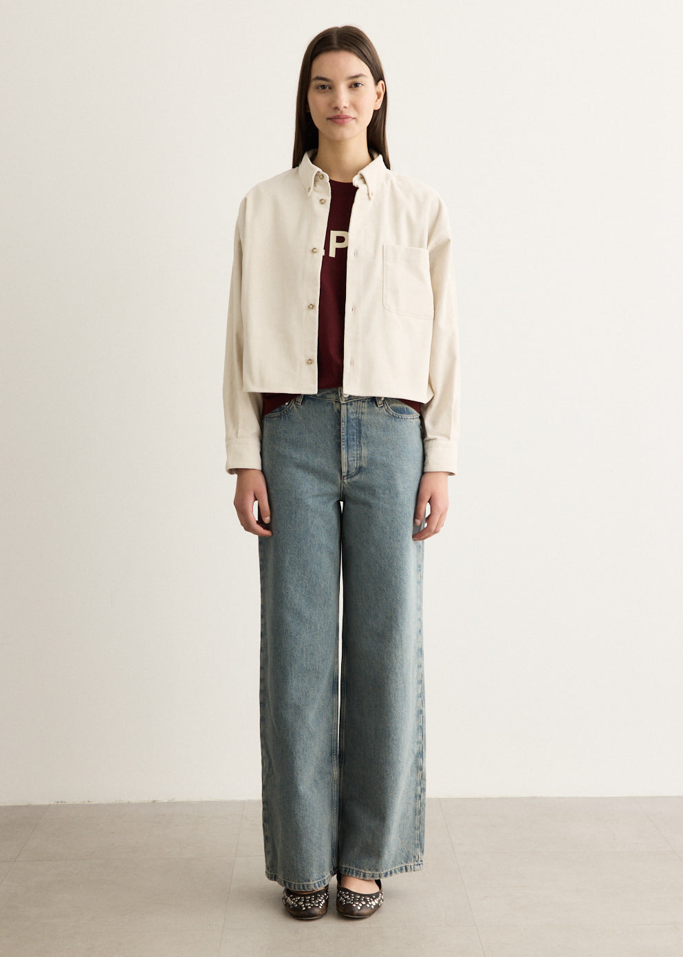 Chemise Sophia Button Down Logo