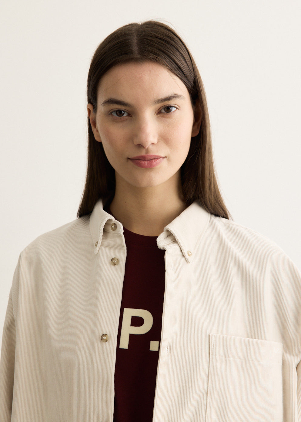 Chemise Sophia Button Down Logo
