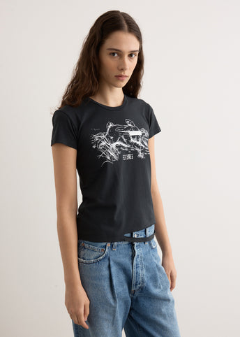 Rabbit Print T-Shirt