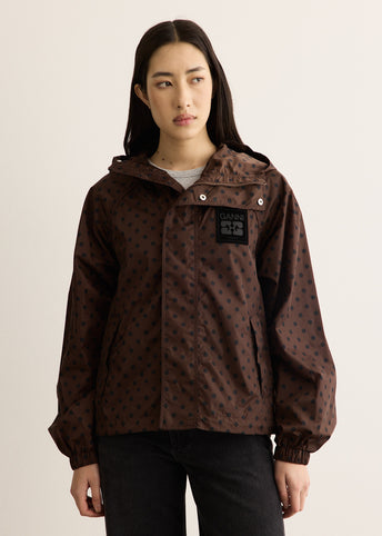 Printed Flyweight Nylon Jacket