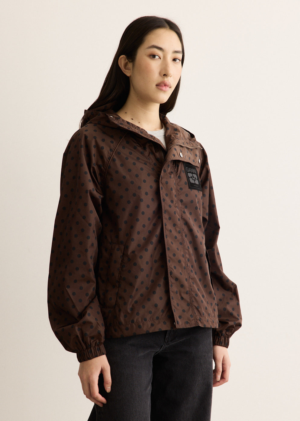 Printed Flyweight Nylon Jacket