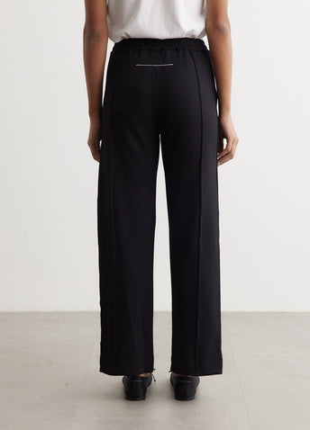 Twill Pinstitch Detail Pants
