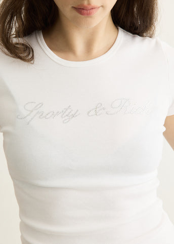 Signature Logo Krystal T-Shirt