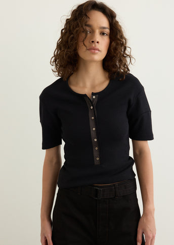 Fitted Henley Top