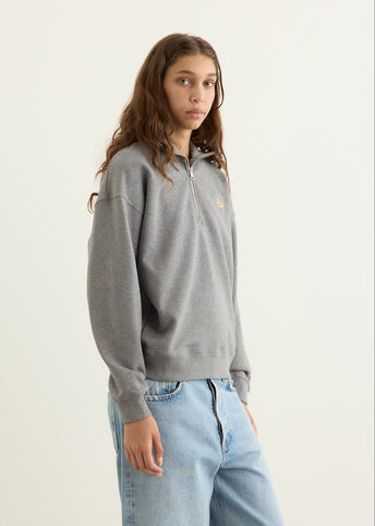 Baby Fox Half Zipped Sweatshirt