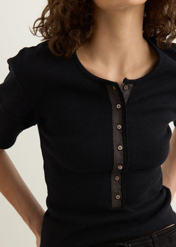 Fitted Henley Top