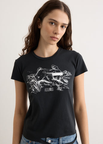 Rabbit Print T-Shirt