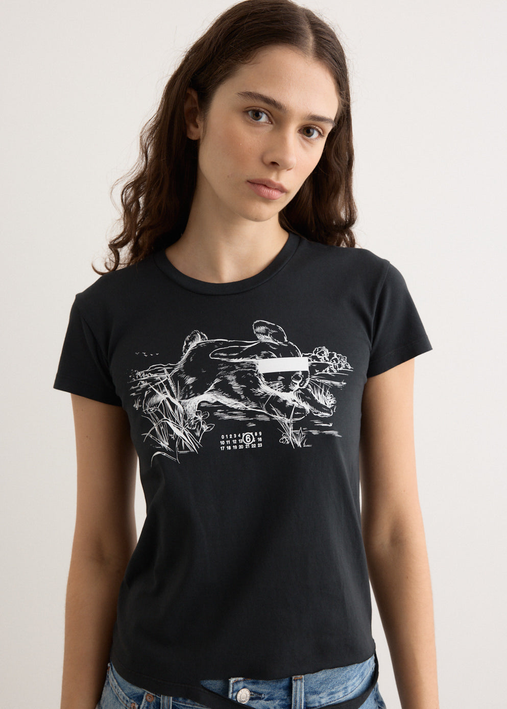 Rabbit Print T-Shirt