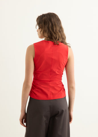 Zipper Bodice Top