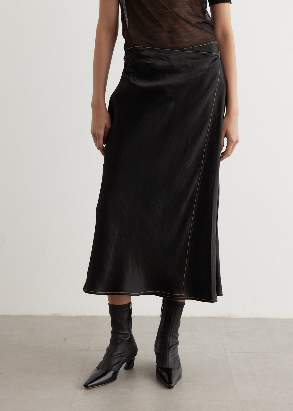 Acne Studios - Iala Satin Wrap Skirt - Skirt,All Products : American Fashion Style Bags On Sale Acne Studios - Iala Satin Wrap Skirt - Skirt,All Products : American Fashion Style Bags On Sale