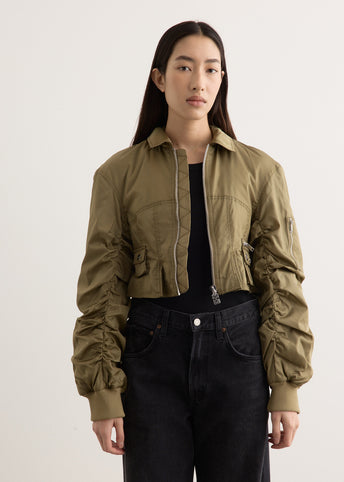 Duchesse Nylon Fitted Jacket