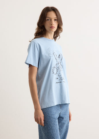 Re-Cut Basic Cotton Jersey Relaxed T-Shirt