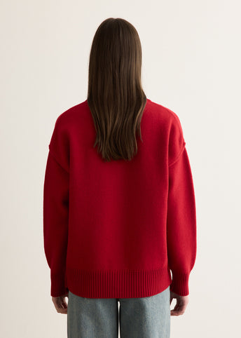 Crewneck Cardigan