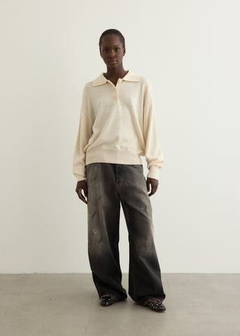 Incu Exclusive Multi Stripe Pique Knit Top