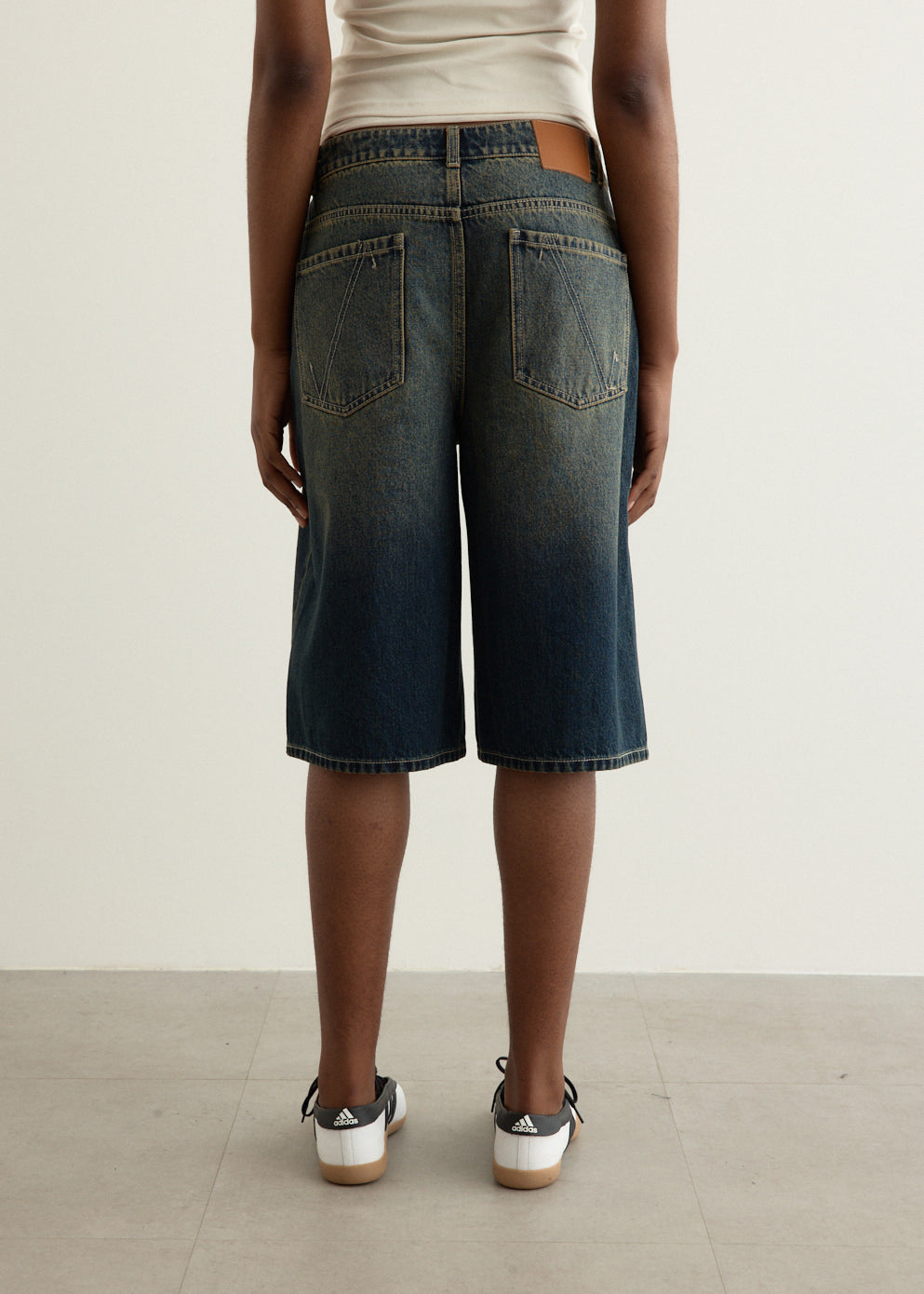Viaduct Long Denim Short