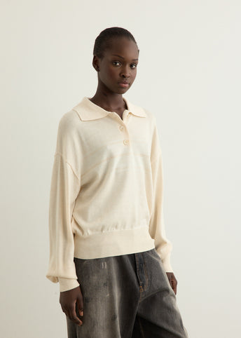 Incu Exclusive Multi Stripe Pique Knit Top