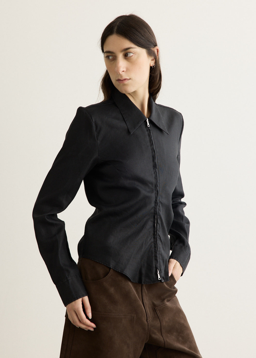 Slim Zip Shirt