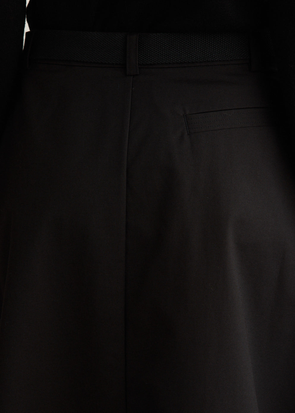 Canvas Pleat Cocoon Skirt