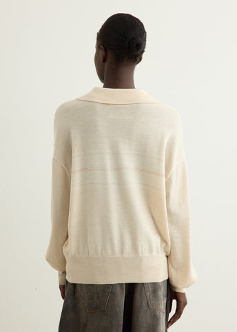 Incu Exclusive Multi Stripe Pique Knit Top