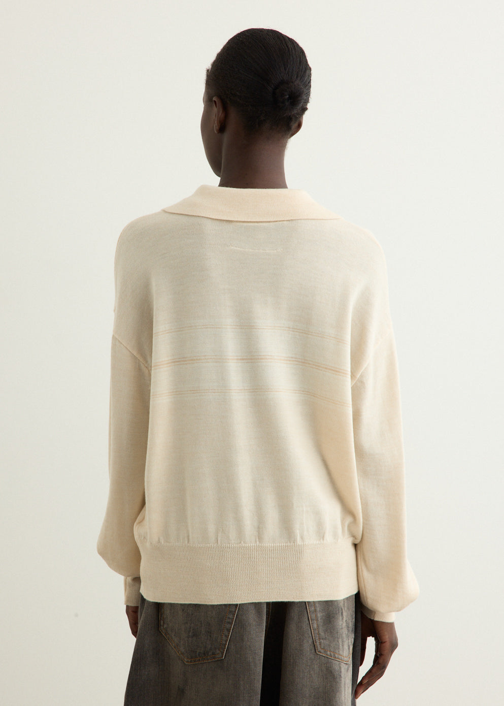 Incu Exclusive Multi Stripe Pique Knit Top