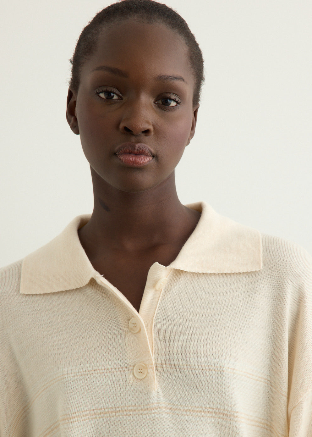 Incu Exclusive Multi Stripe Pique Knit Top