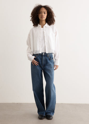 Beatrice Cropped Combo Shirt